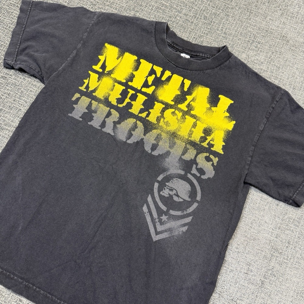Metal Mulisha Shirt Mens XL* S  Black Skull Helmet Graphic Moto Punk Streetwear
